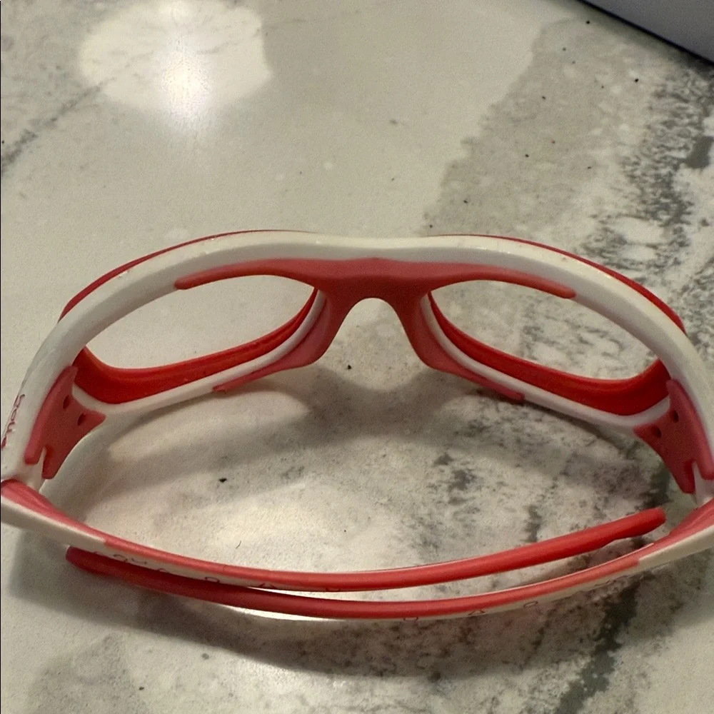 Pink and White Bolle Sports Glasses